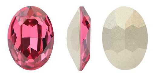 [07731] 4120CH oval 13x18mm T209 rose x und