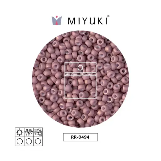 [07314] Mostacilla Miyuki rocalla 8/0 RR0494 opaque pale rose x 25g