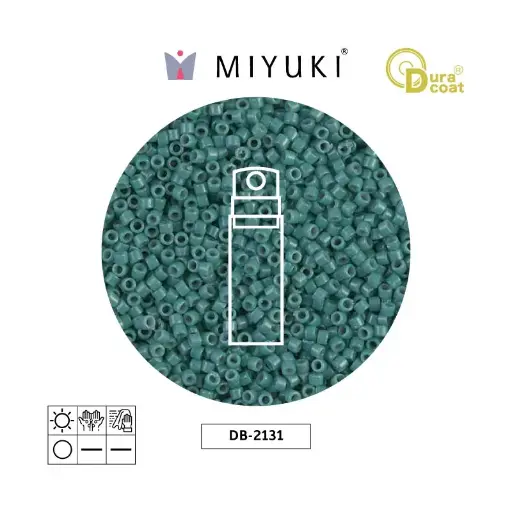 [30644] Miyuki delica 11/0 DB2131 opaque eucalyptus duracoat x 10g