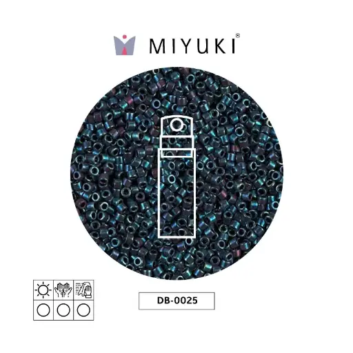 [29390] Miyuki delica 11/0 DB0025 metallic opaque blue x 10g