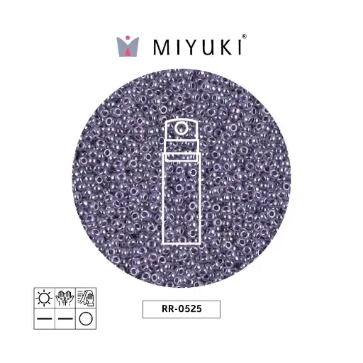 [25654] Mostacilla Miyuki rocalla 15/0 RR0525 purple ceylon x 10g