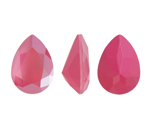 [28601] 4320 swarovski pera crystal peony pink 14x10mm x und