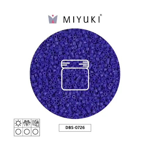 [03952] Miyuki delica 15/0 DBS0726 opaque dark blue x 5g