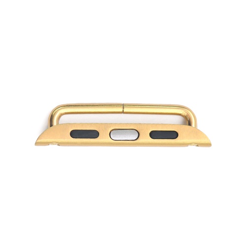 [06831] Conector pulso acero iwatch dorado 38mm/22mm x 2 Unidades