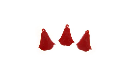 [06089] Campana roja 8x12mm x und