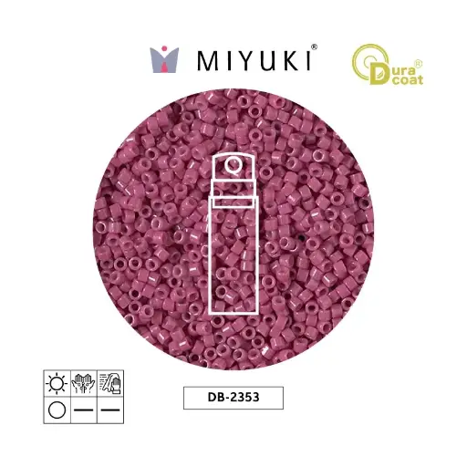 [18053] Miyuki delica 11/0 DB2353 opaque cherry blossom duracoat x 10g