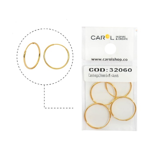 [32060] Candonga 20mm/Golfi x 4unds