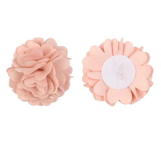 [12580] Flor tela 4cm 17 palo de rosa x und