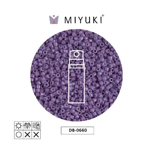 [29607] Miyuki delica 11/0 DB0660 opaque lavender x 10gr