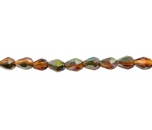 [27510] Lagrima facetada 3x5mm C012L2 topaz green x 98 und