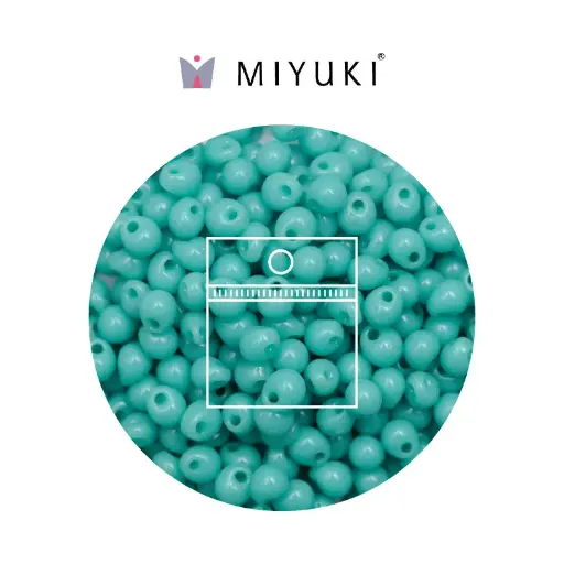 [24474] Miyuki drop beads 2.8mm DP0012l op carib teal x 25g