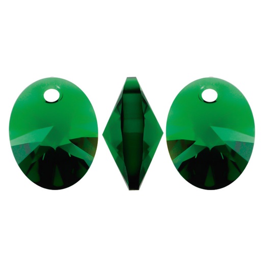 [28314] 6028 swarovski oval dark moss green 12mm x und