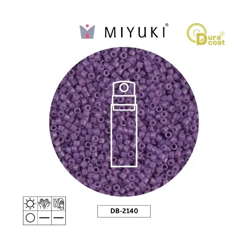 [30604] Miyuki delica 11/0 DB2140 opaque purple x 10gr