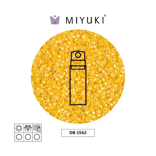 [17085] Miyuki delica 11/0 DB1562 opaque canary luster x 10g