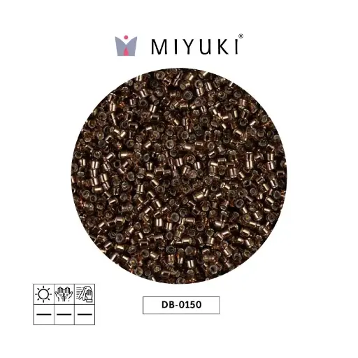 [28462] Miyuki delica 11/0 DB0150 silver lined bronze x 50gr