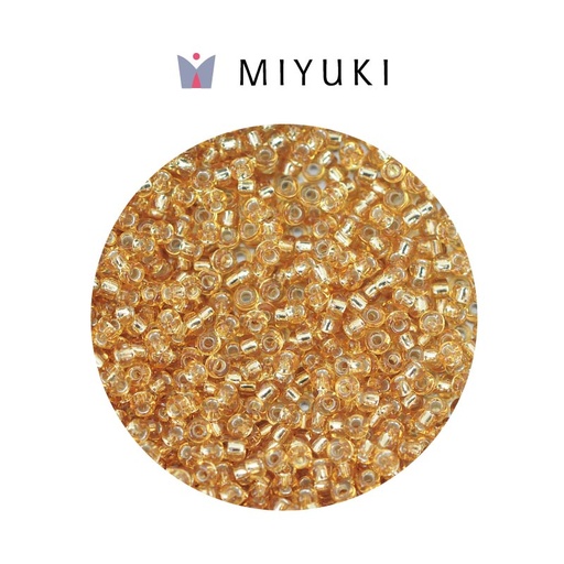 [25832] Mostacilla Miyuki rocalla 8/0 RR0003 silver lined gold x 250g