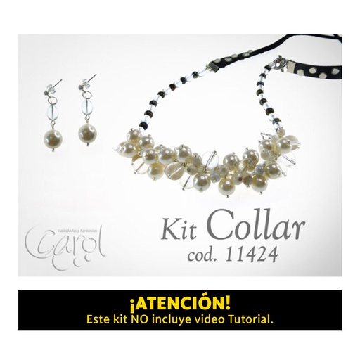 [11424] Kit collar CP engaste perla