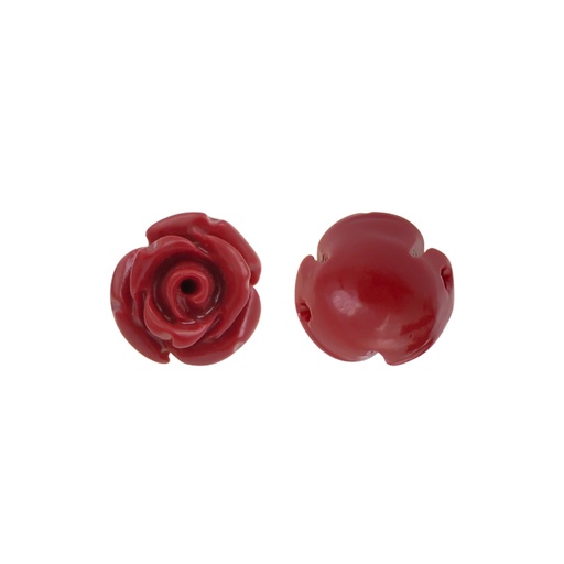 [14234] Rosa polvo de coral 6mm rojo A3 x und