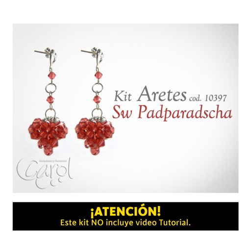 [10397] Kit aretes sw padparadscha x und