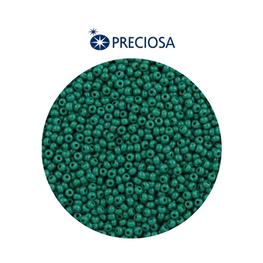 [29108] Mostacilla checa preciosa 8/0 3mm 53240 verde pino x 500g