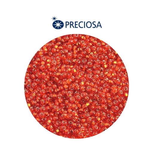 [29201] Mostacilla checa preciosa 2mm 97030 naranja brillante x 500g