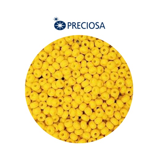 [31878] Mostacilla checa preciosa 8/0 3mm 83130 amarillo x 500g