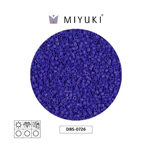 [05616] Miyuki delica 15/0 DBS0726 opaque dark blue x 50g