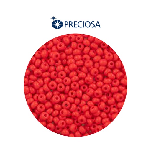 [24517] Mostacilla checa preciosa 8/0 3mm 93170 rojo x 500g