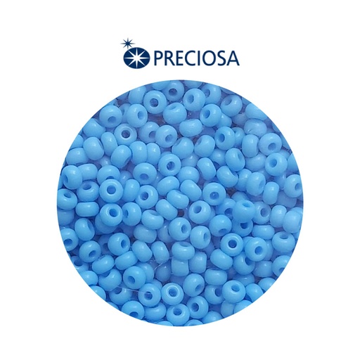 [29436] Mostacilla checa preciosa 2mm 63020 OP azul claro x 500g