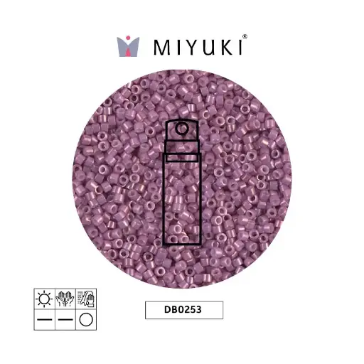 [28465] Miyuki delica 11/0 DB0253 op dk orchid luste x 10g