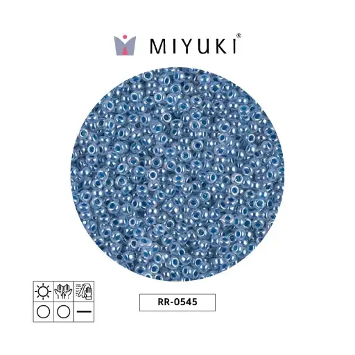 [05436] Mostacilla Miyuki rocalla 11/0 RR0545 dark sky blue ceylon x 250g