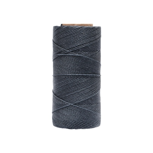 [22316] Cordon encerado linhasita 1mm 474 charcoal x 168m