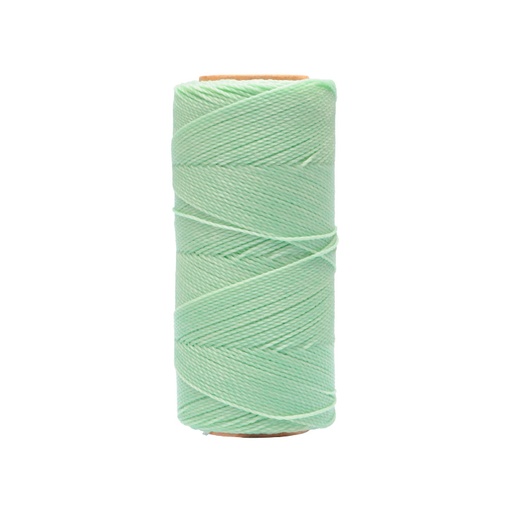 [29214] Cordon encerado linhasita 1mm 230 mint green x 168m