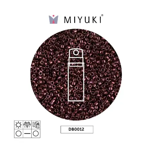 [02745] Miyuki delica 11/0 DB0012 raspberry metallic x 10g