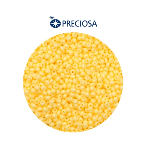 [10021] Mostacilla checa preciosa 2mm 03181 amarillo pastel x 500g