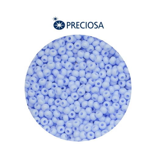 [10511] Mostacilla checa preciosa 2mm 33000 OP azul claro x 500g