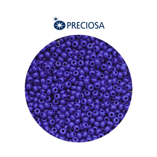 [10580] Mostacilla checa preciosa 2mm 33060 OP azul rey x 500g