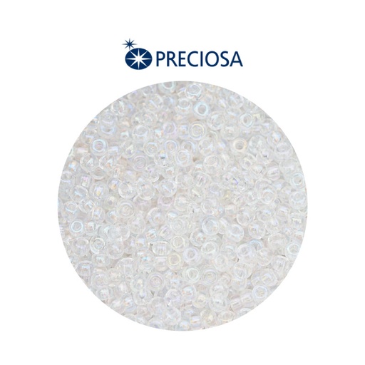 [12026] Mostacilla checa preciosa 2mm 58205 LP cristal AB x 500g