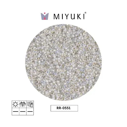 [16630] Mostacilla Miyuki rocalla 15/0 RR0511 silver lined luster x 250g