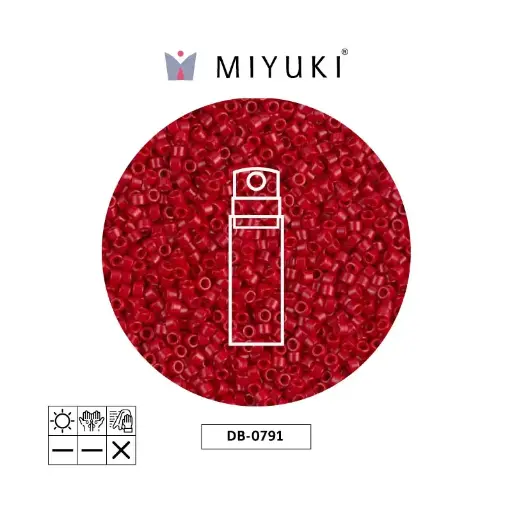 [29622] Miyuki delica 11/0 DB0791 opaque red x 10gr