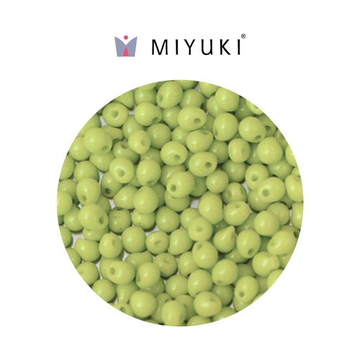 [19049] Miyuki drop beads 3.4mm DP0416 opaq chartreuse x 500g