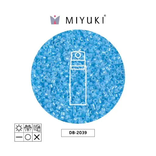 [32192] Miyuki delica 11/0 DB2039 neon ocean blue x 10g