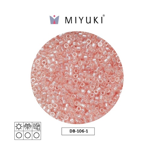 [26515] Miyuki delica 11/0 DB0106-1 shell pink luster x 50g