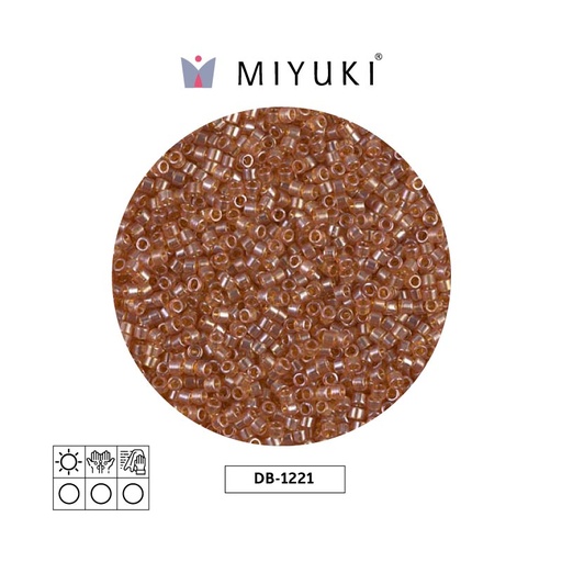 [23159] Miyuki delica 11/0 DB1221 transparent marigold luster x 50g