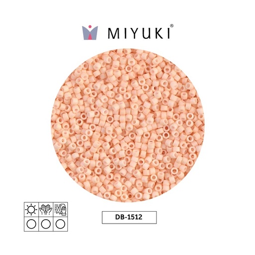 [27843] Miyuki delica 11/0 DB1512 matte opaque light peach x 50g