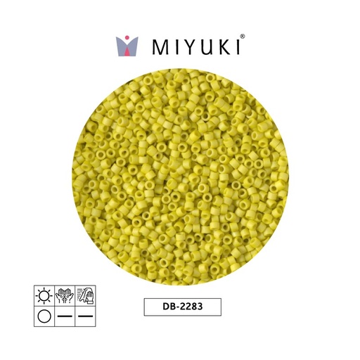 [15146] Miyuki delica 11/0 DB2283 op glazed citron x 50g