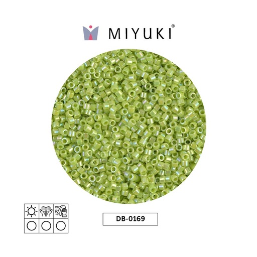 [26842] Miyuki delica 11/0 DB0169 op chartreuse AB x 50gr