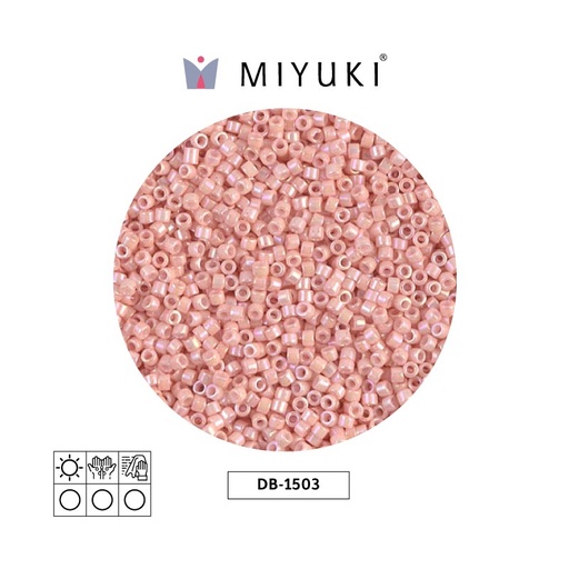 [14066] Miyuki delica 11/0 DB1503 opaque light salmon AB x 50g