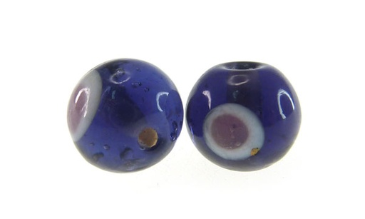 [05520] Vidrio hindu redondo 10mm violeta 146 x und