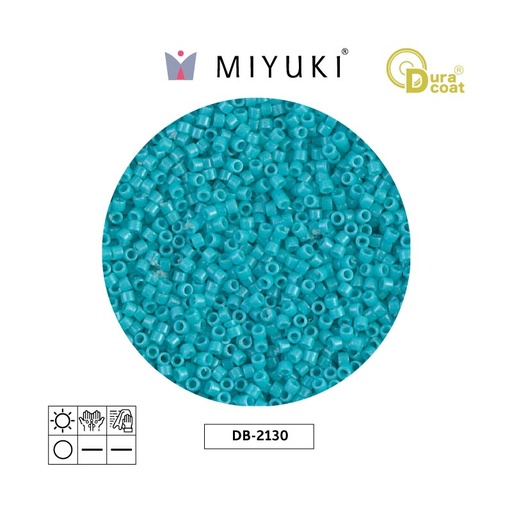 [29182] Miyuki delica 11/0 DB2130 opaque cyan x 50g